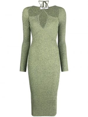Midi šaty Jonathan Simkhai zelená