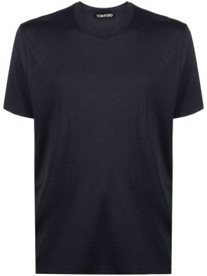 Lyocell t-shirt Tom Ford blau