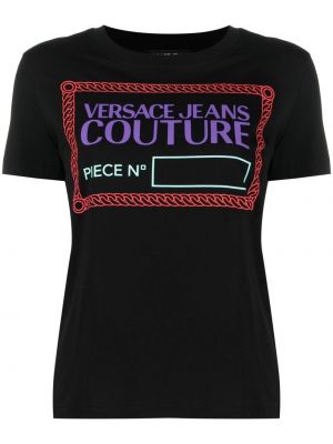 T-shirt Versace Jeans Couture svart