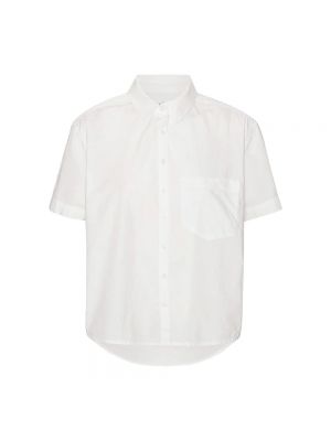 Biała koszula z krótkim rękawem Project Aj117