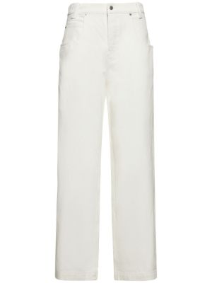 Jeans en coton Alexander Wang blanc