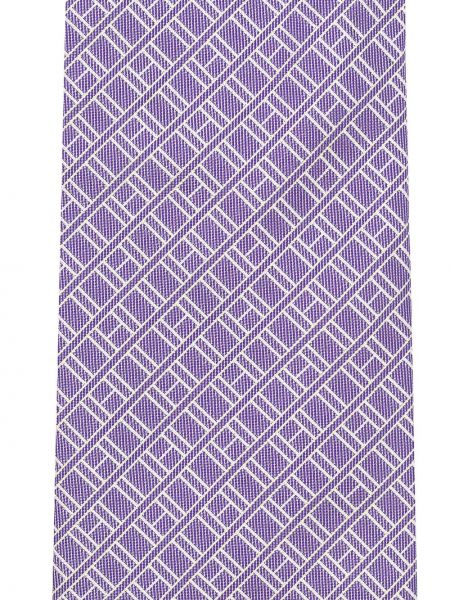 Corbata a rayas Hermès violeta