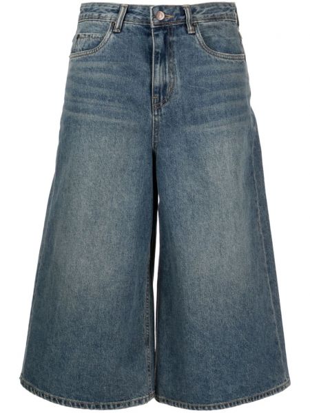 Klassisk denimshorts Low Classic blå