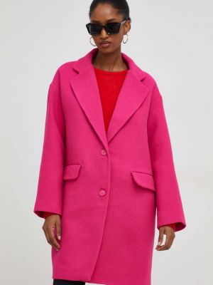 Płaszcz Answear Lab różowy