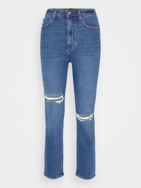 Proste jeansy Abercrombie & Fitch niebieskie