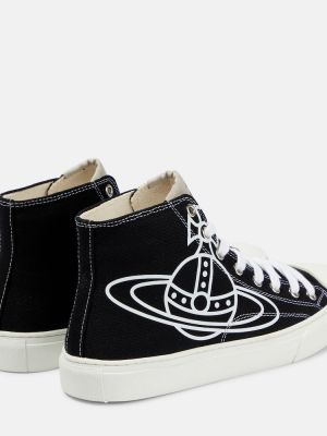 Sneakers di pelle di ecopelle Vivienne Westwood nero