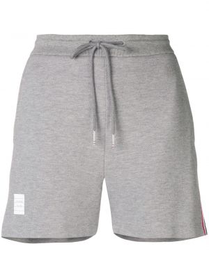 Kratke hlače s črtami Thom Browne siva
