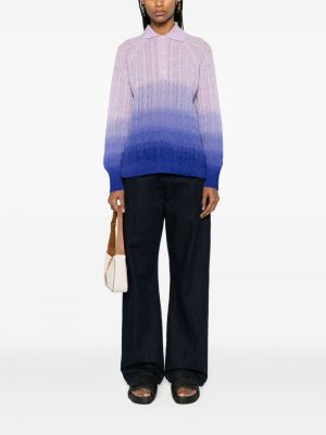 Vilnonis megztinis Etro violetinė
