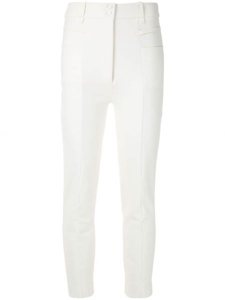 Spodnie skinny fit Gloria Coelho białe