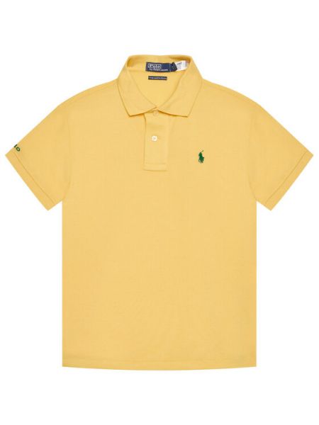 Polo The Earth 323780773014 Żółty Regular Fit Polo Ralph Lauren