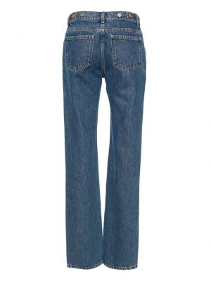 Straight fit džíny s nízkým pasem Filippa K modré