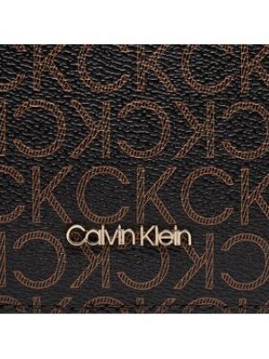 Taška přes rameno Calvin Klein hnědá
