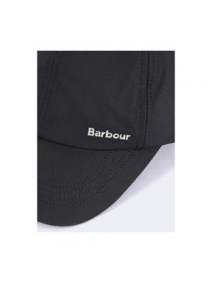 Wasserdichter karierter cap Barbour schwarz