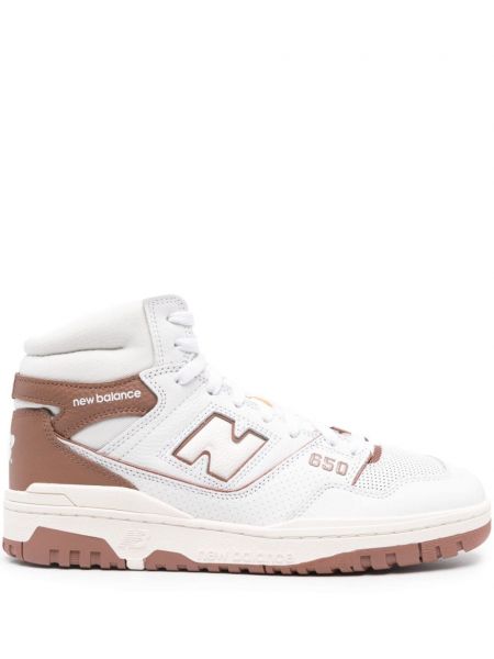 Læder sneakers New Balance hvid