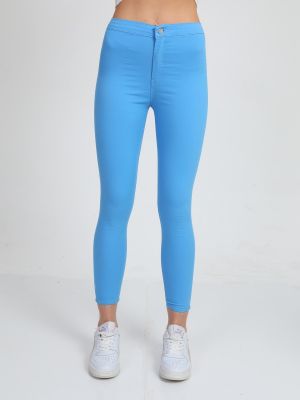 Pantaloni skinny fit Bi̇keli̇fejns albastru