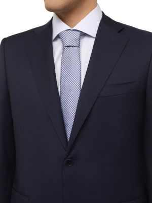 Шелковый галстук Giorgio Armani голубой