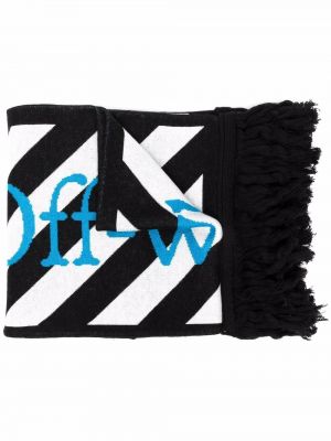 Stripete skjerf Off-white