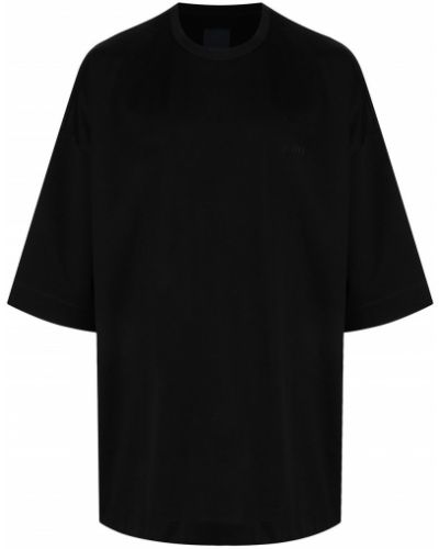 Camiseta con estampado oversized Juun.j negro