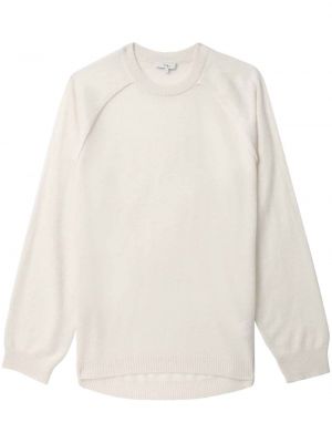 Sweter z kaszmiru Tibi biały