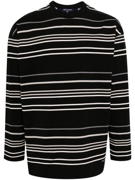 Pruhovaný sveter s potlačou Comme Des Garçons Homme