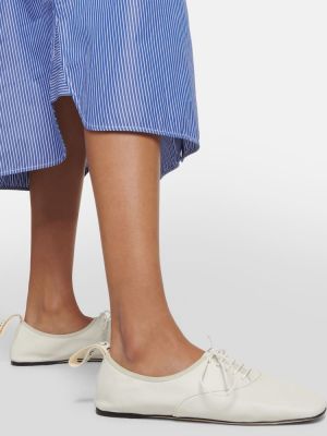 Pantofi brogue din piele Loewe alb