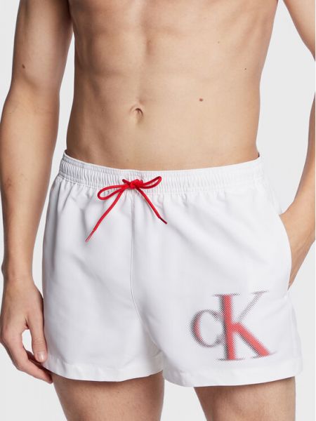 Rövidnadrág Calvin Klein Swimwear fehér