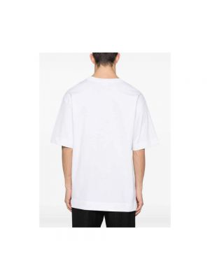 Camiseta de algodón Dries Van Noten blanco