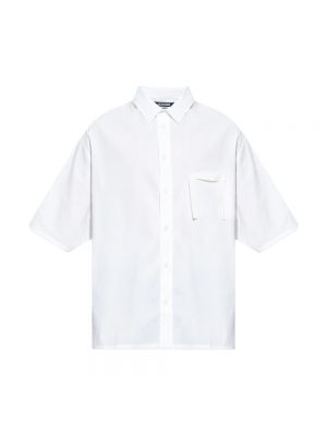 Camicia di cotone Jacquemus bianco