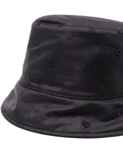 Sombrero de tejido jacquard Alexander Mcqueen negro