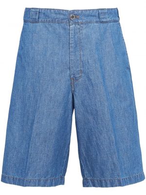 Bermuda kratke hlače Prada modra