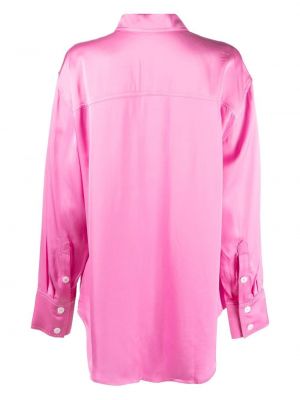 Oversize hemd Maison Essentiele pink