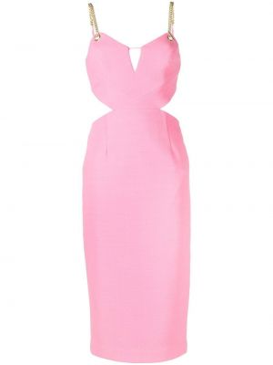 Midi šaty Rebecca Vallance růžové