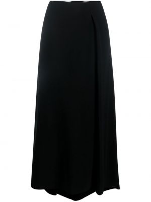 Kožna suknja Giorgio Armani crna