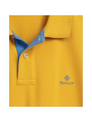 Poloshirt Gant gelb