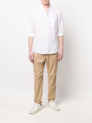 Chemise avec poches Calvin Klein blanc