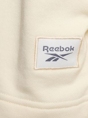 Bluza z kapturem bawełniana Reebok Classics beżowa