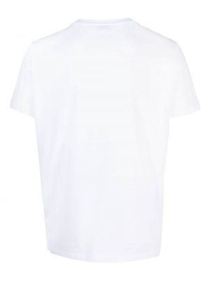 Kokvilnas t-krekls ar kabatām Dondup balts
