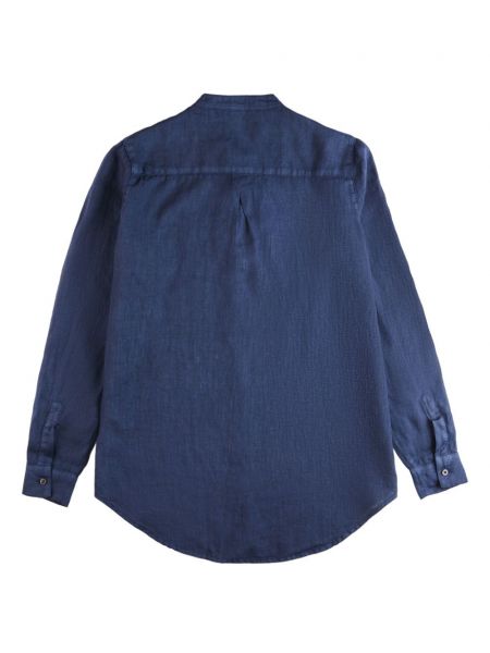 Lininė marškiniai Fay mėlyna