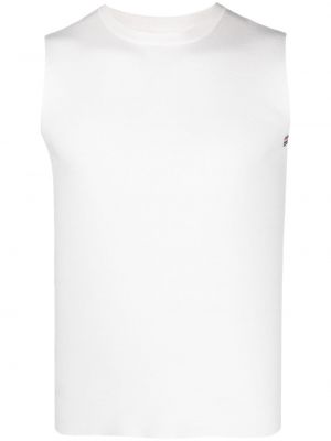 Kašmírový vlnený sveter bez rukávov Extreme Cashmere biela