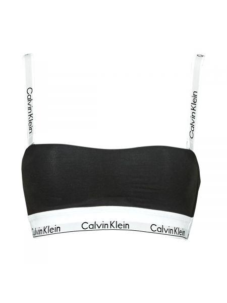 Biustonosz bandeau Calvin Klein Jeans czarny