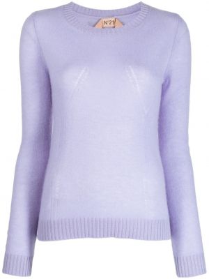 Sweter z kaszmiru N°21 fioletowy