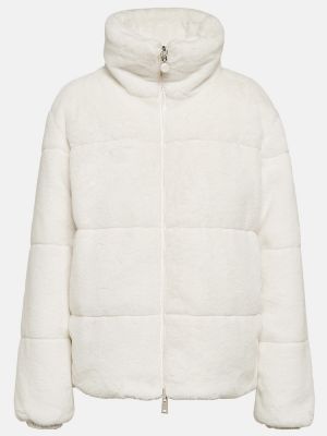 Reverzibilna pernata jakna Moncler bijela