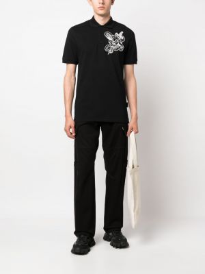 Kokvilnas polo krekls ar apdruku ar čūskas rakstu Philipp Plein