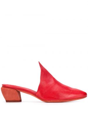 Полуотворени обувки Officine Creative червено