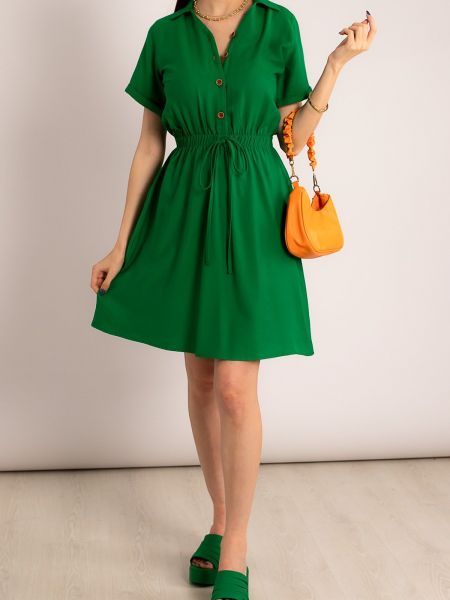 Mini kleita ar īsām piedurknēm Armonika zaļš