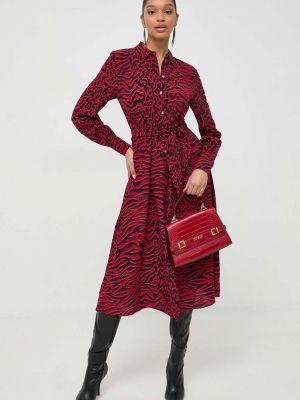Сукня міді Karl Lagerfeld червона