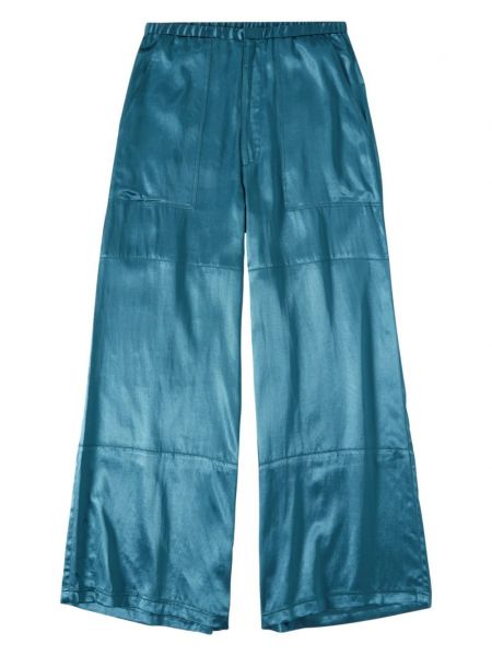 Satynowe spodnie Closed niebieskie