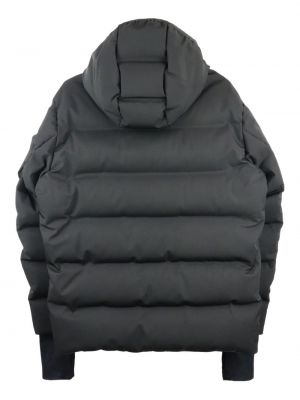 Dūnu jaka ar kapuci Moncler melns