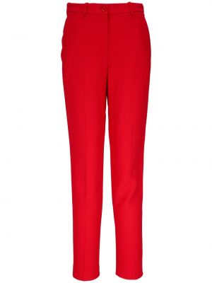 Pantalon droit taille haute Michael Kors rouge