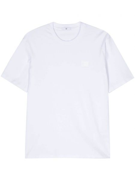 Bavlnené tričko s potlačou Pmd biela